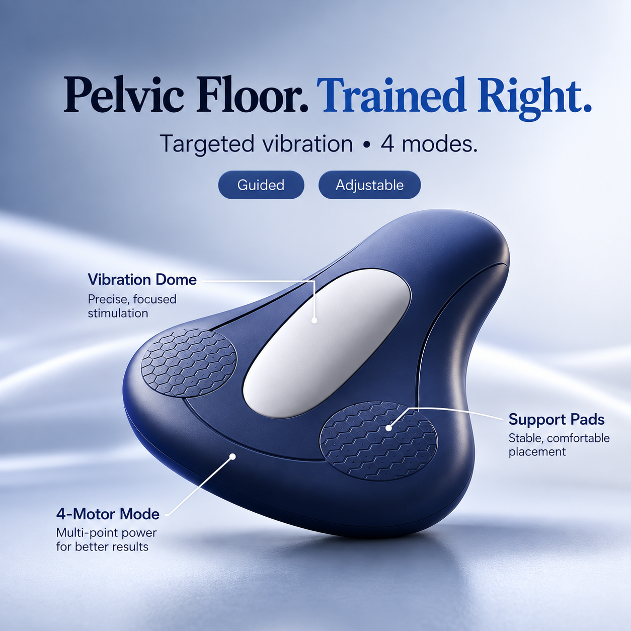 Vela X WoodRise™ Pelvic Therapy - Intimate Vitality & Pelvic Floor Training System